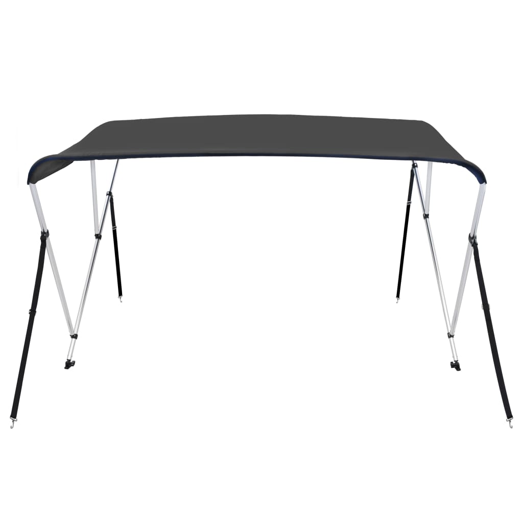 Vidaxl Biminitop 3-Boogs 183x196x137 cm Anthrazitfarben