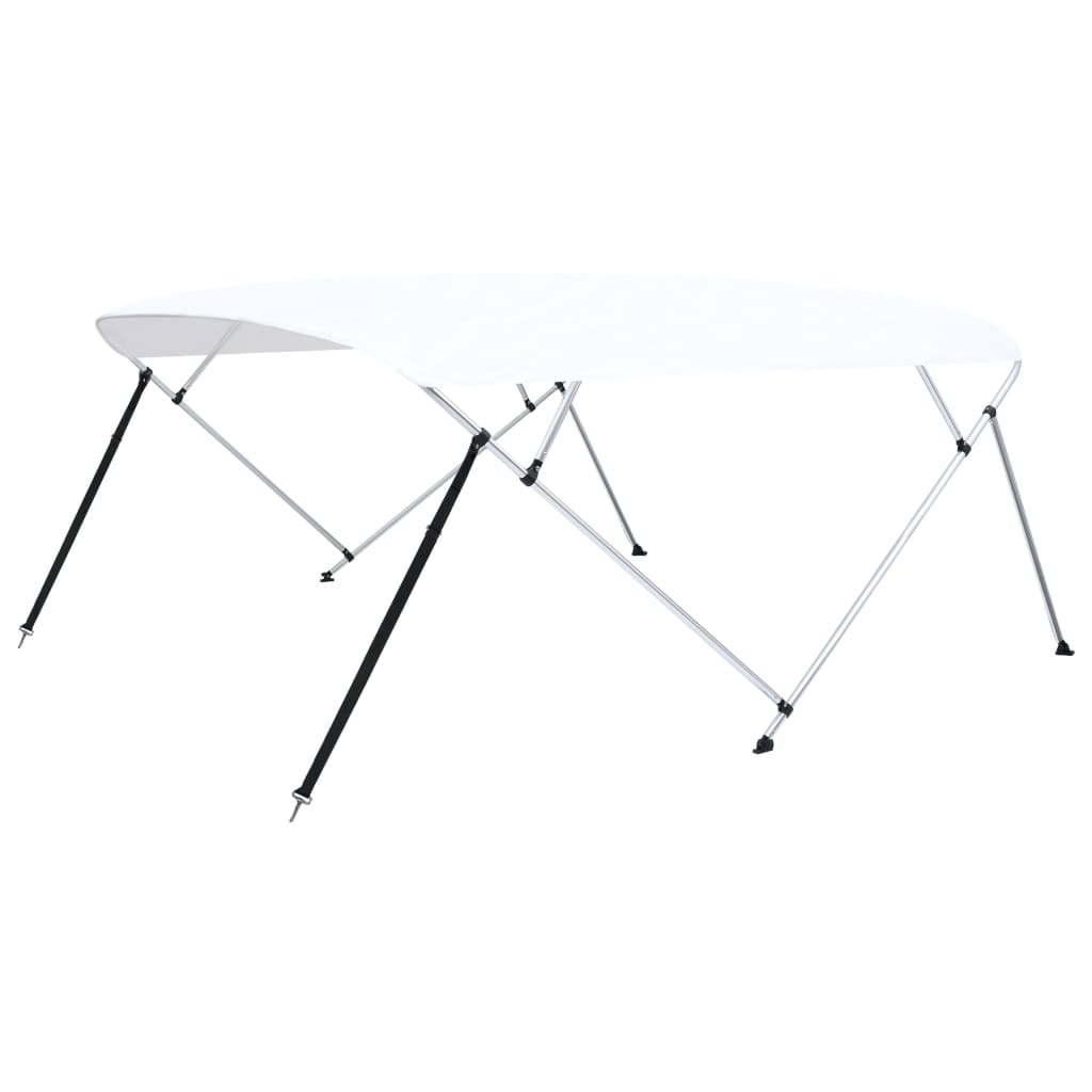 Vidaxl Biminitop 4-Boogs 243x (230-244) X137 cm Weiß