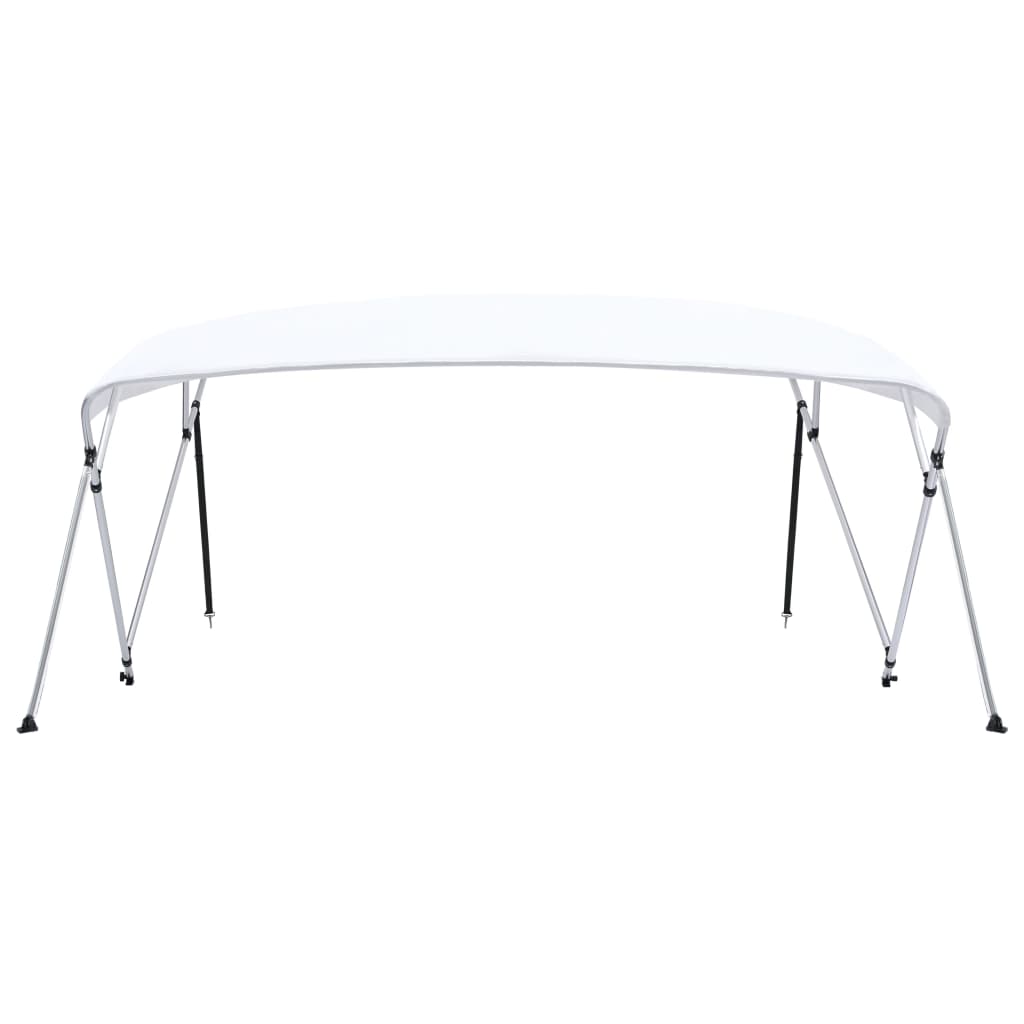 Vidaxl Biminitop 4-Boogs 243x (230-244) X137 cm Weiß