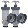 Vidaxl Schwimmbadsaugventile 2 Stcs