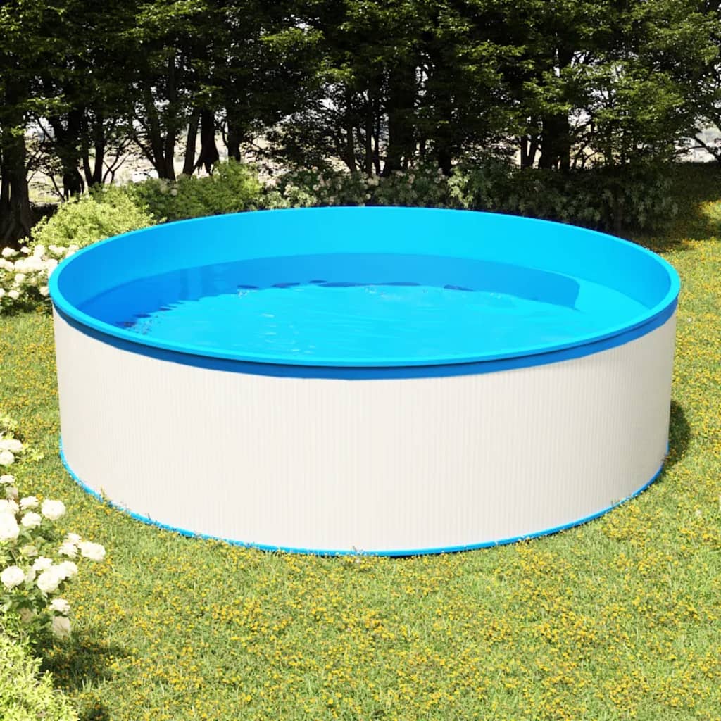 Vidaxl Splasher Pool 350x90 cm Weiß