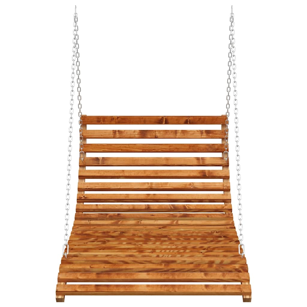 VIDAXL -ROCK -BET 115X147X46 CM BURDE HOLD mit Teakfassade