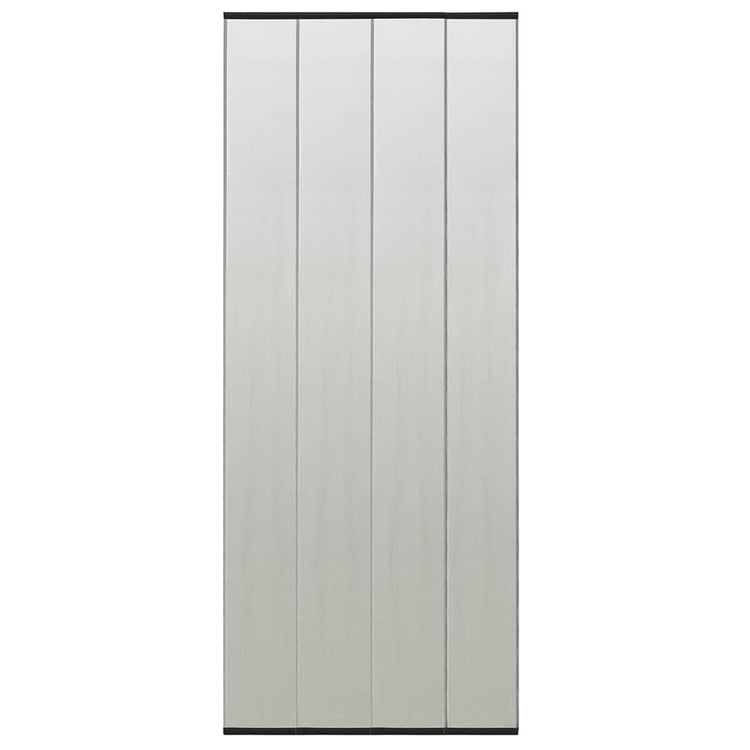 Vidaxl Fly Vorhang 100x220 cm Polyesternetz schwarz schwarz