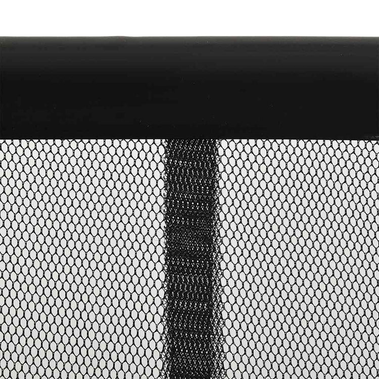 Vidaxl Fly Vorhang 100x220 cm Polyesternetz schwarz schwarz