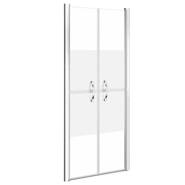 VIDAXL -Duschtür 81x190 cm ESG Halfmat