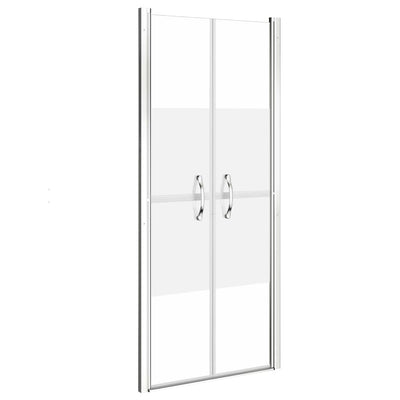 VIDAXL -Duschtür 91x190 cm ESG Halfmat