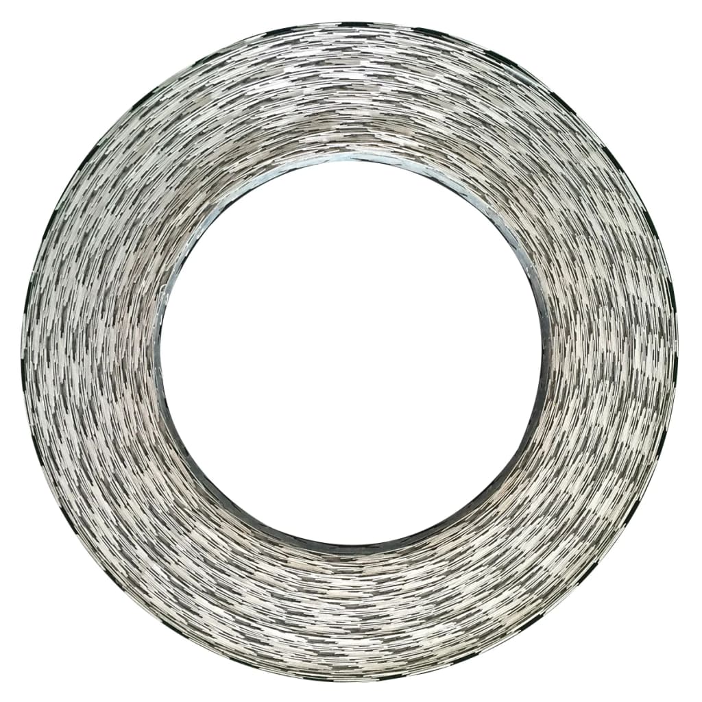 Vidaxl Rasierer Hügel Wire 2 ST BTO-22 100 m Stahl