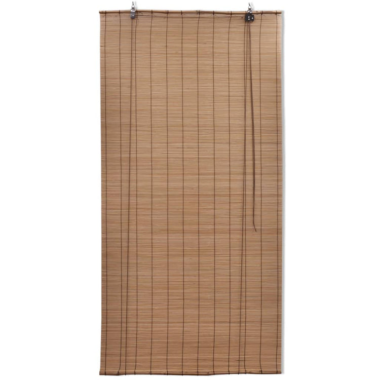 Vidaxl Roller Jalousien 2 PCs 100x160 cm Bambusbraun