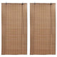 Vidaxl Roller Jalousien 2 PCs 120x220 cm Bambusbraun