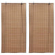 Vidaxl Roller Jalousien 2 ST 150x220 cm Bambusbraun