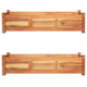 VIDAXL -Pflanzer erhöhten 2 PCs 100x30x25 cm Acaciahout