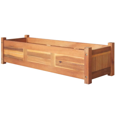 VIDAXL -Pflanzer erhöhten 2 PCs 100x30x25 cm Acaciahout