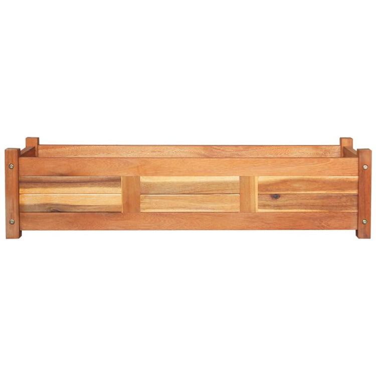 VIDAXL -Pflanzer erhöhten 2 PCs 100x30x25 cm Acaciahout