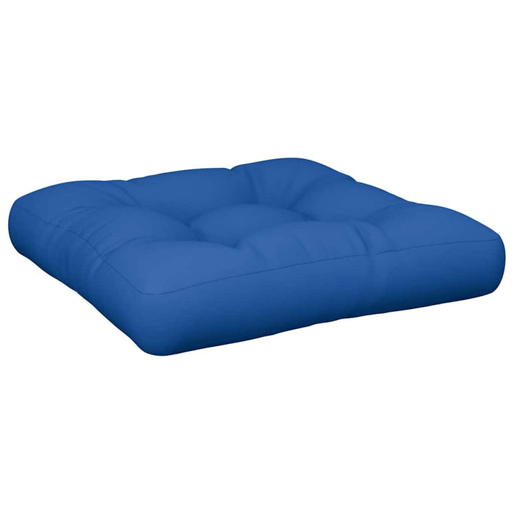 VidaXL Palettenkissen 60x60x12 cm Stoff Königsblau
