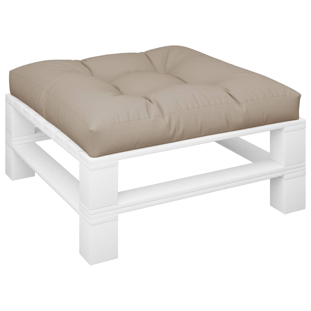 VidaXL Palettenkissen 70x70x12 cm Stoff Taupe