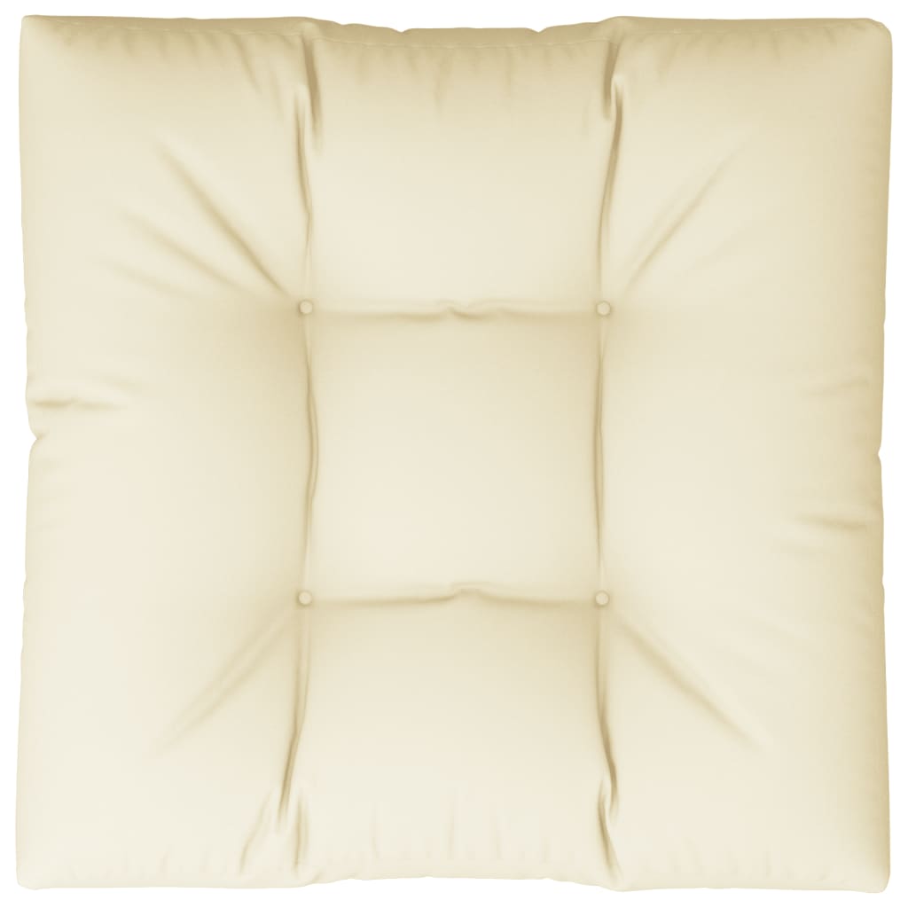 VIDAXL -Palettenkissen 80x80x12 cm Stoffcrème -Colored