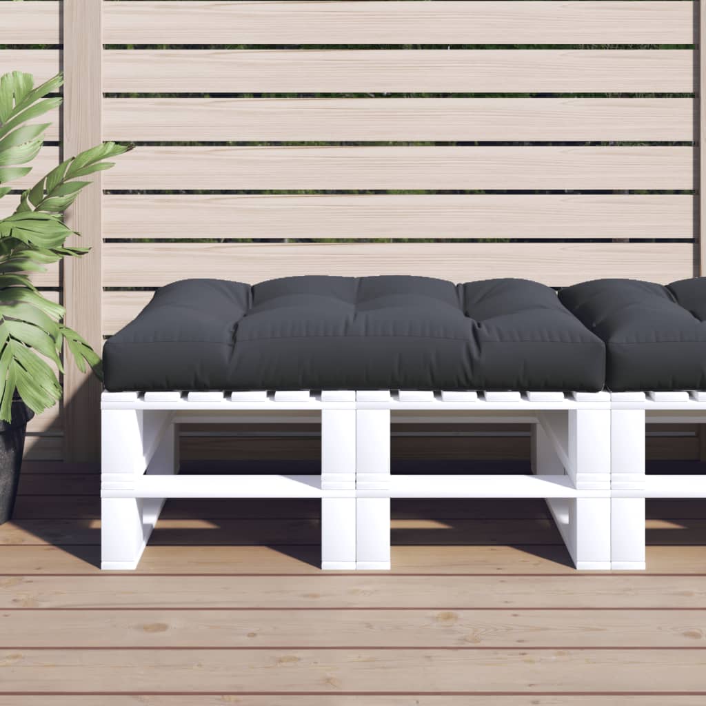 VIDAXL -Palettenkissen 120x80x12 cm Stoffanthrazit -Verschärfen