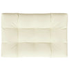 VIDAXL -Palettenkissen 120x80x12 cm Stoffcreme -Colored