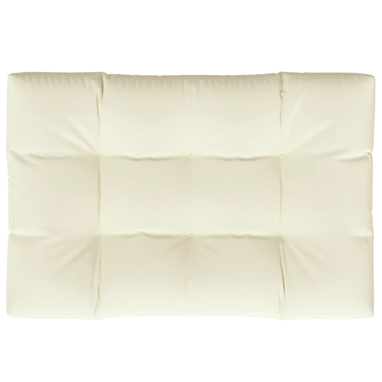 VIDAXL -Palettenkissen 120x80x12 cm Stoffcreme -Colored