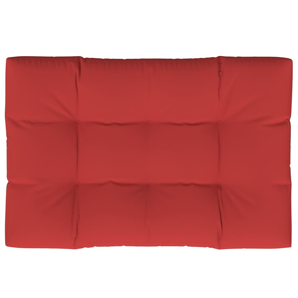 VIDAXL -Palettenkissen 120x80x12 cm Stoff rot