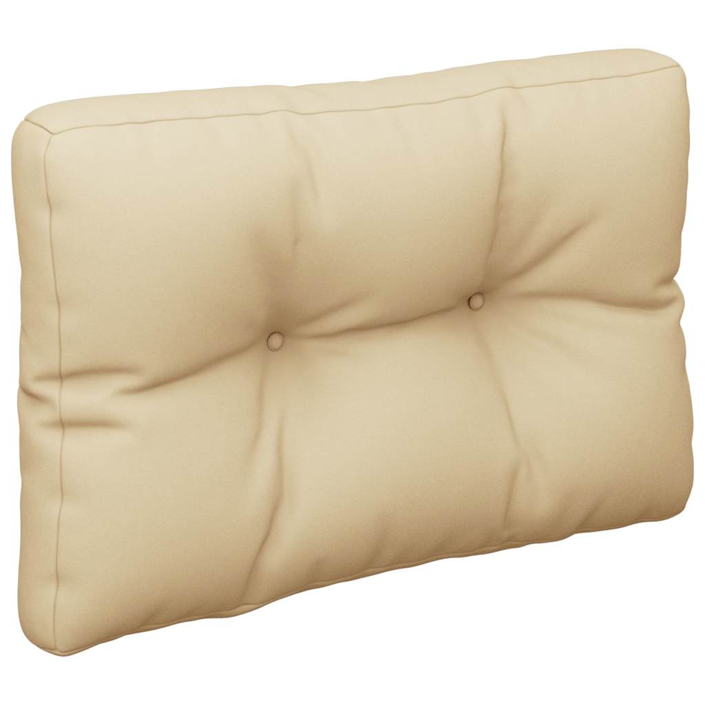 VidaXL Palettenkissen 50x40x12 cm Stoff beige