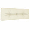 VIDAXL -Palettenkissen 120x40x12 cm Stoffcreme -Colored