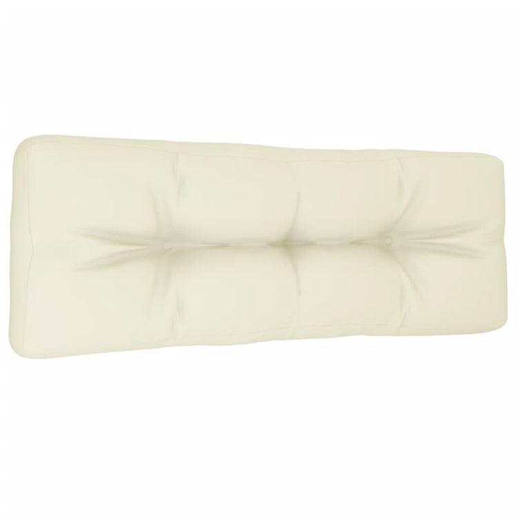 VIDAXL -Palettenkissen 120x40x12 cm Stoffcreme -Colored