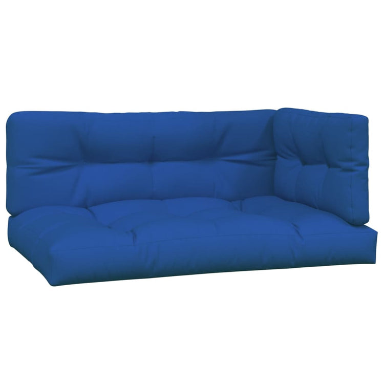 Vidaxl Palettenkissen 3 St Fabric Royalblau
