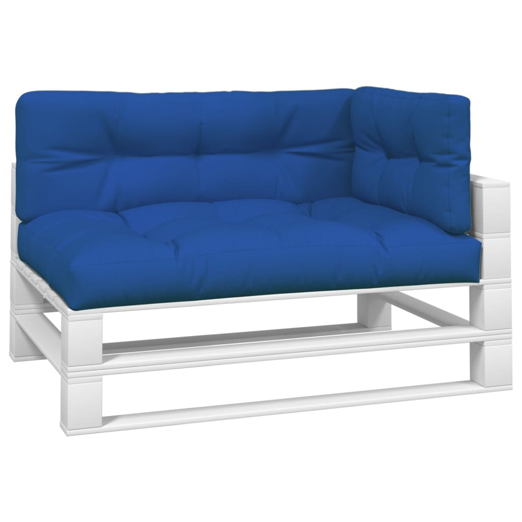 Vidaxl Palettenkissen 3 St Fabric Royalblau