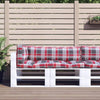 Vidaxl Palettenkissen 3 Stedcase Muster Fabric rot