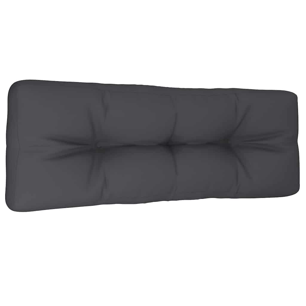 VidaXL Palettenkissen 120x40x12 cm Stoff Anthrazit