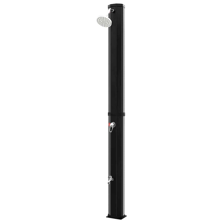 Vidaxl Outdoor -Dusch -Solar mit Duschkopf und 35 l Schwarz