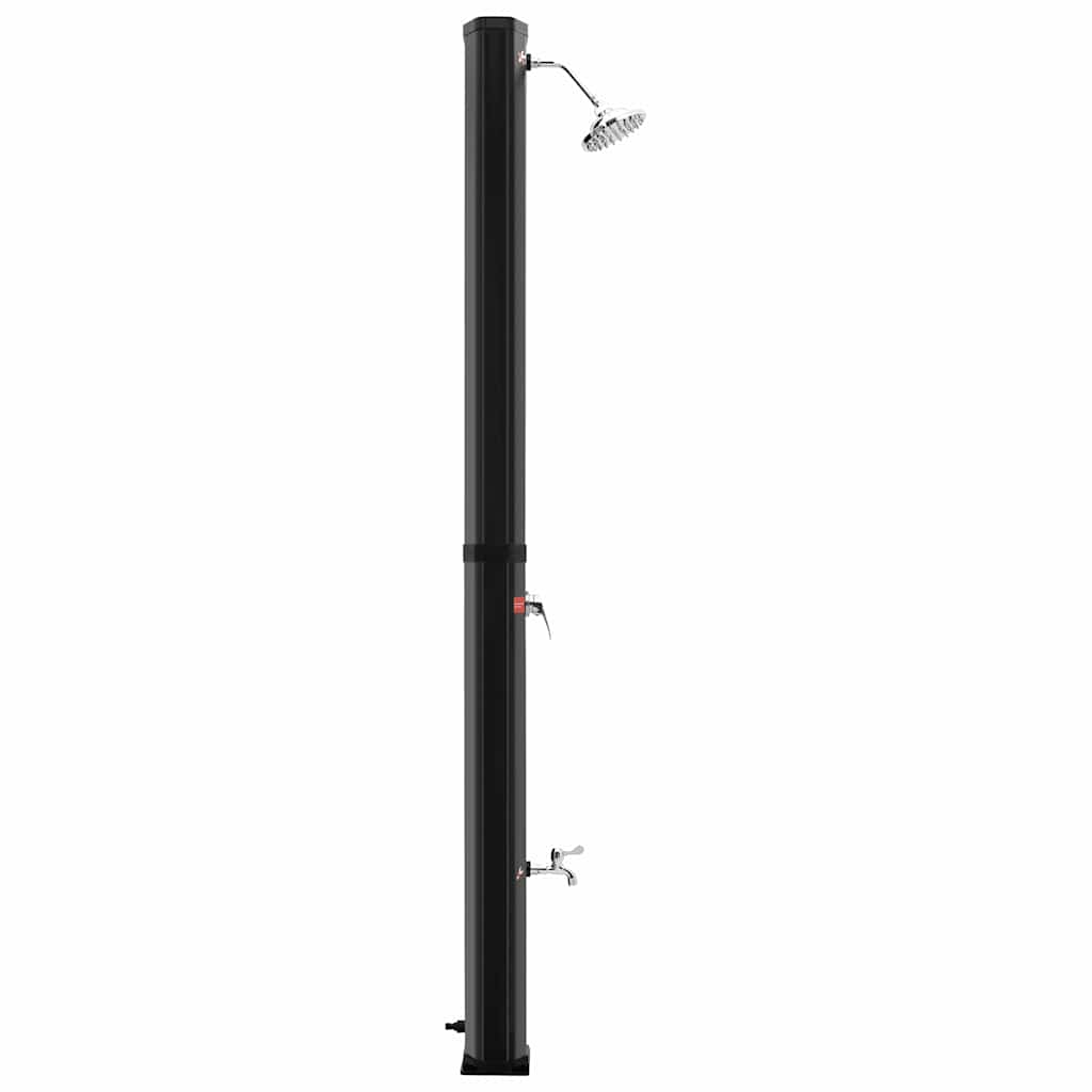 Vidaxl Outdoor -Dusch -Solar mit Duschkopf und 35 l Schwarz