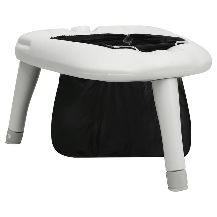Vidaxl Camping -Toilette mit Taschen 200 kg