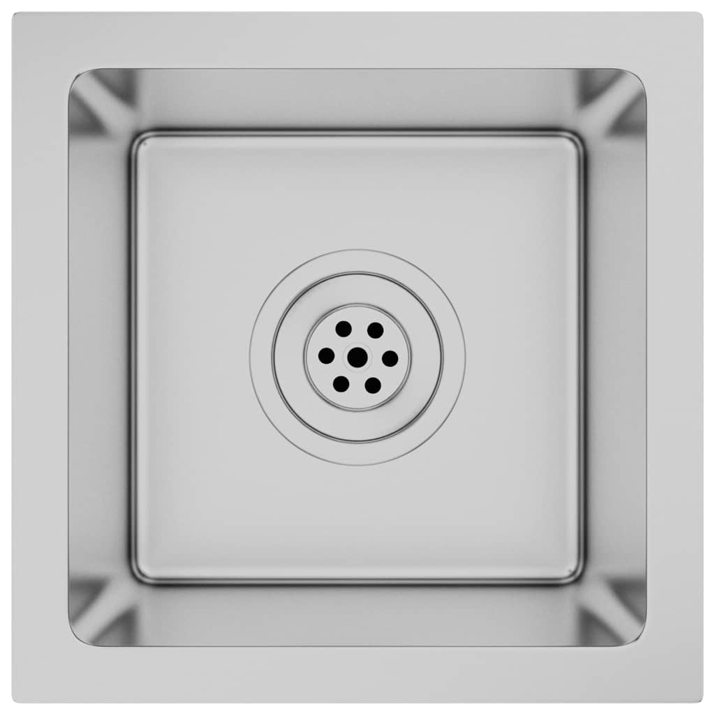 Vidaxl Sink handgefertigt Edelstahl