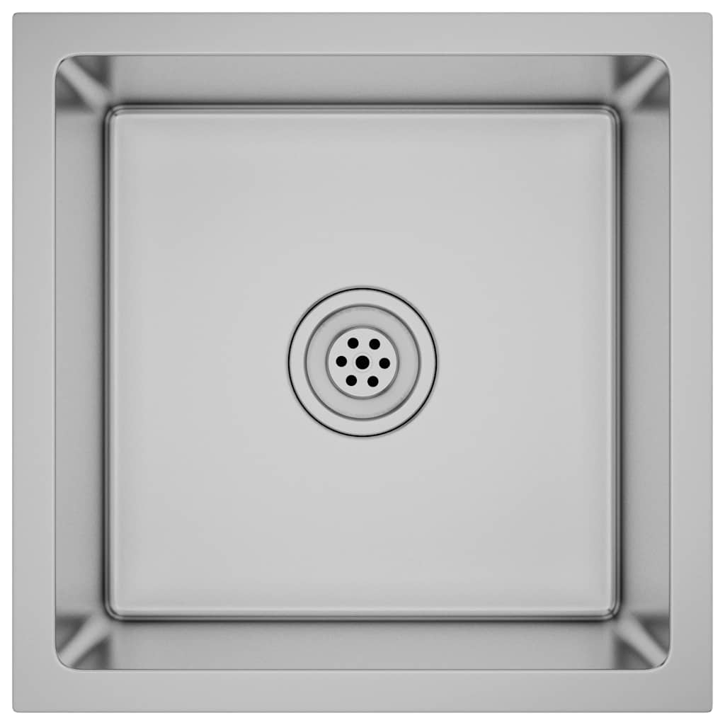 Vidaxl Sink handgefertigt Edelstahl