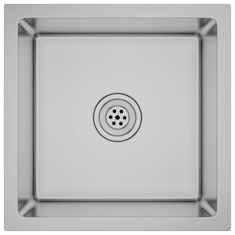Vidaxl Sink handgefertigt Edelstahl