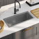 Vidaxl Sink handgefertigt Edelstahl