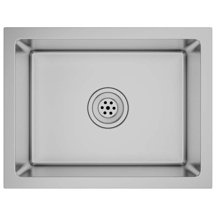 Vidaxl Sink handgefertigt Edelstahl
