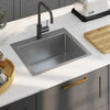 Vidaxl Sink handgefertigt Edelstahl
