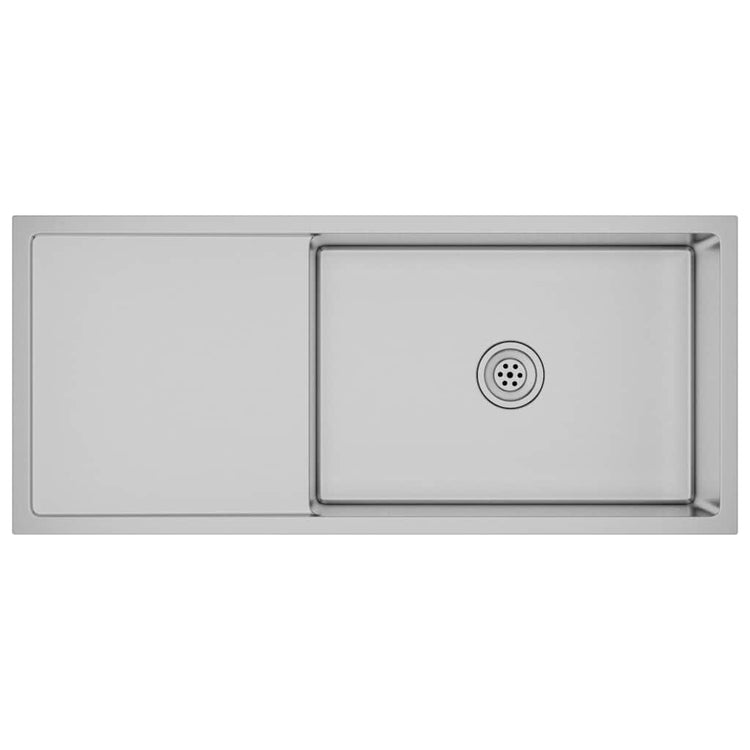 Vidaxl Sink handgefertigt Edelstahl