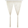 Vidaxl Vorhang Macramé 140x240 cm Baumwolle