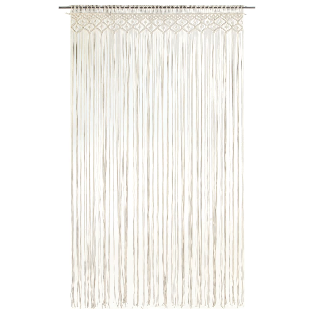 Vidaxl Vorhang Macramé 140x240 cm Baumwolle