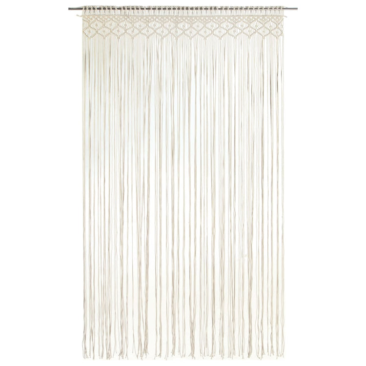 Vidaxl Vorhang Macramé 140x240 cm Baumwolle