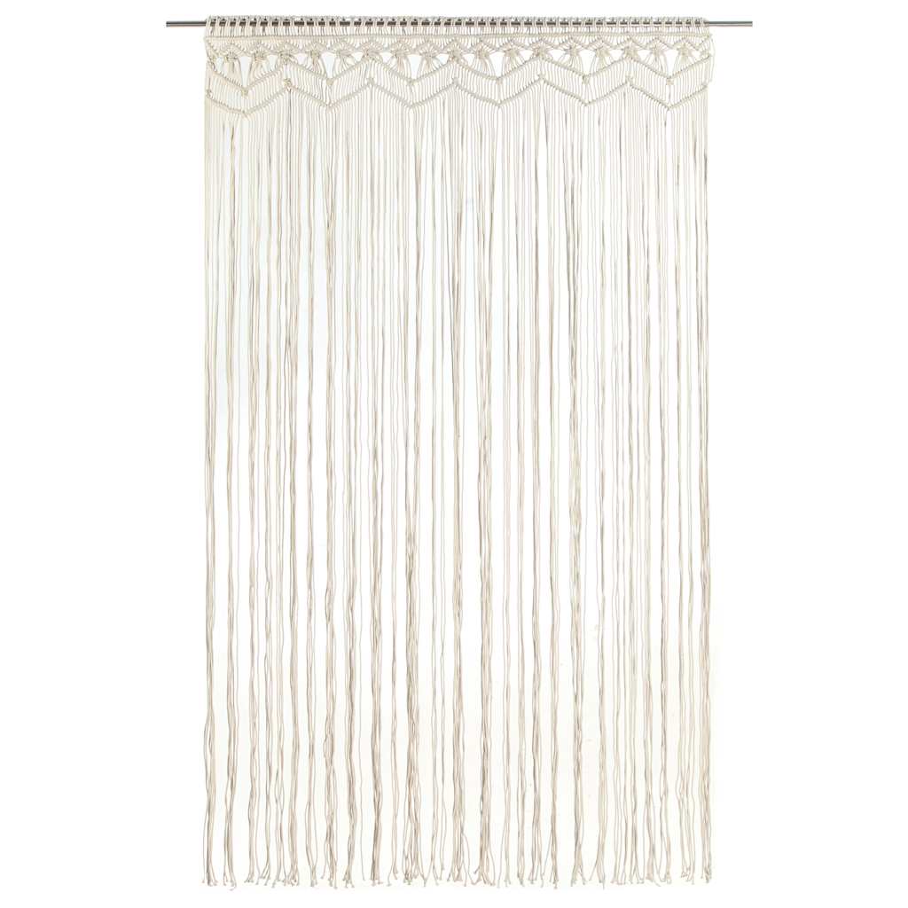 Vidaxl Vorhang Macramé 140x240 cm Baumwolle