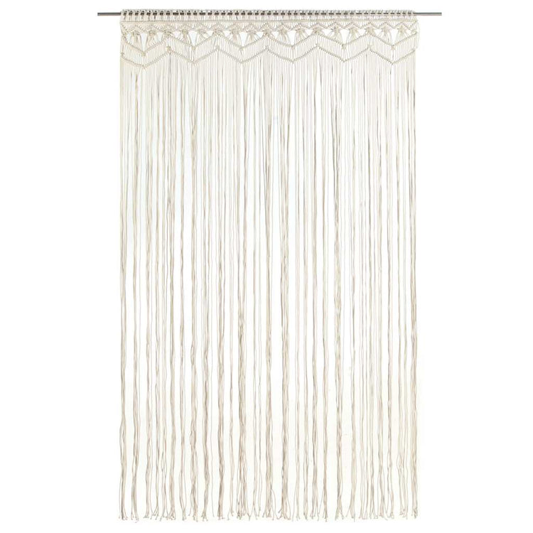 Vidaxl Vorhang Macramé 140x240 cm Baumwolle