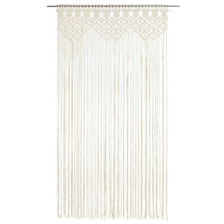 Vidaxl Vorhang Macramé 140x240 cm Baumwolle