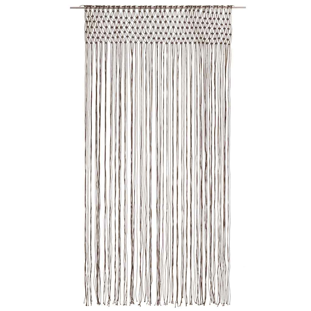 Vidaxl Vorhang Macramé 140x240 cm Baumwolltaupe