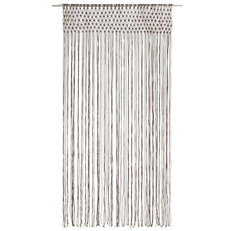 Vidaxl Vorhang Macramé 140x240 cm Baumwolltaupe
