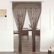 Vidaxl Vorhang Macramé 140x240 cm Baumwolltaupe